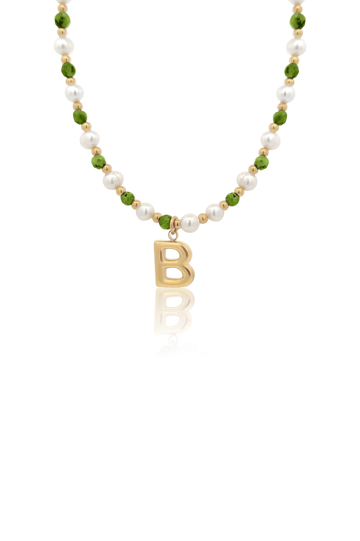 Piece of You Initial Bead Necklace