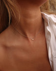Petite Pisces Choker Necklace Silver