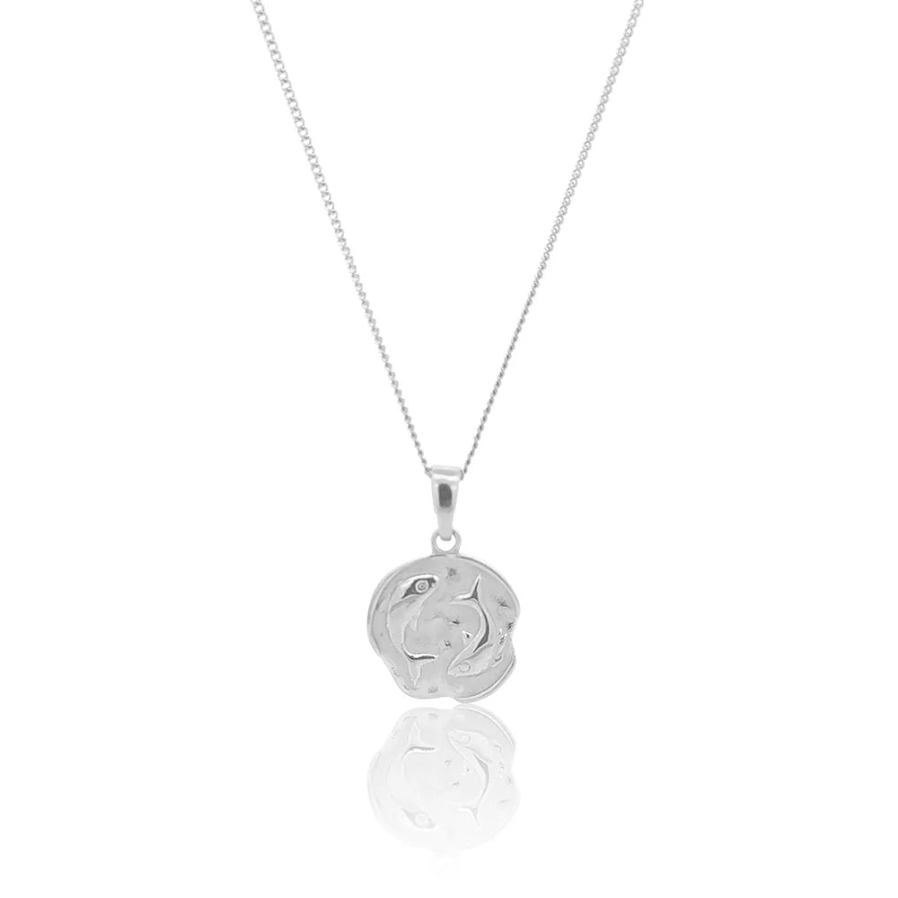 Petite Initial &amp; Zodiac Stack Silver