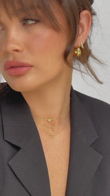 Petite Libra Choker Necklace Gold