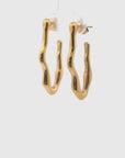 Lolita Wave Earrings Gold