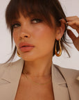 Quinn Hoop Earrings - Gold