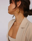 Quinn Hoop Earrings - Gold