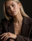 Rory & Petite Figaro Necklace Stack Silver