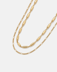 Rory & Petite Figaro Necklace Stack Gold