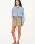 Jessica Cargo Mini Skirt Washed Khaki