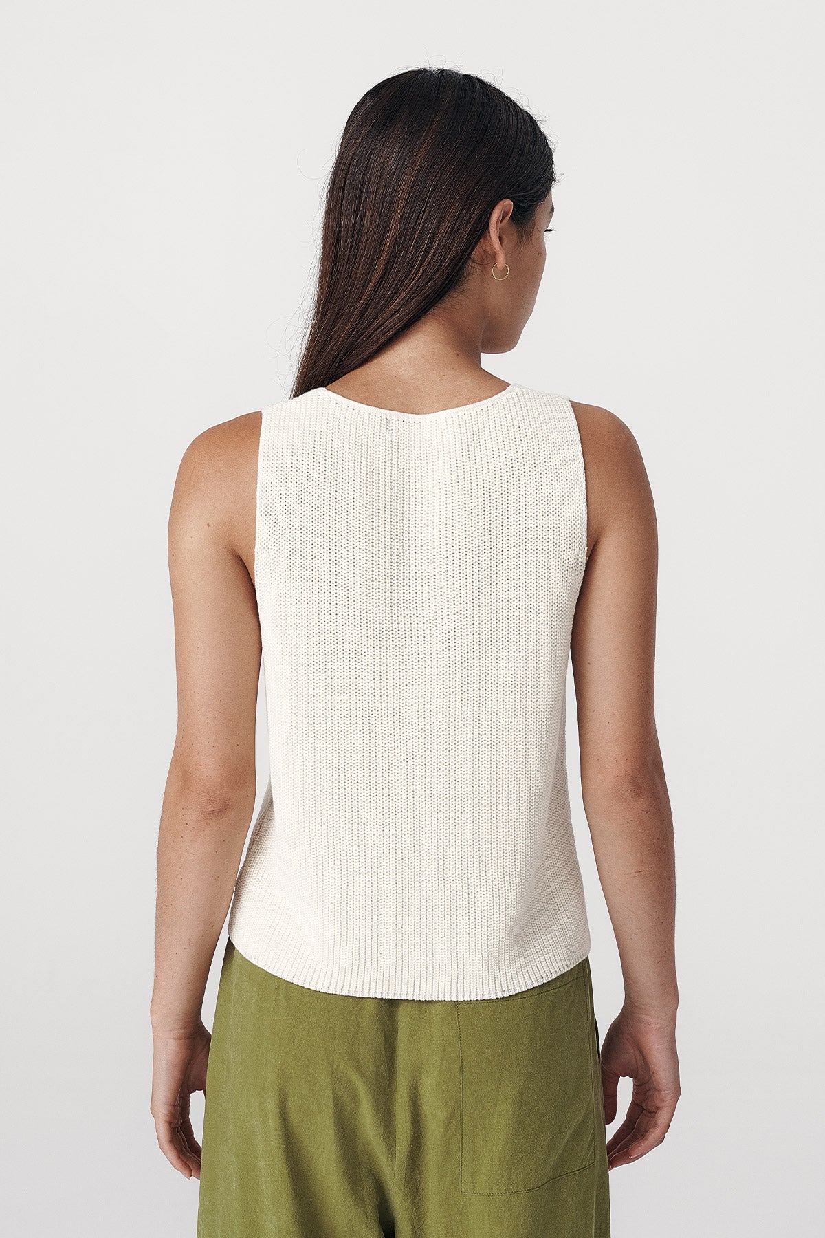 Rio Knit Vest Bone