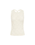 Sloane Sunflower Lace Tank Creme