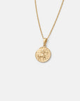 Sagittarius Coin Necklace Gold