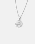 Sagittarius Coin Necklace Silver