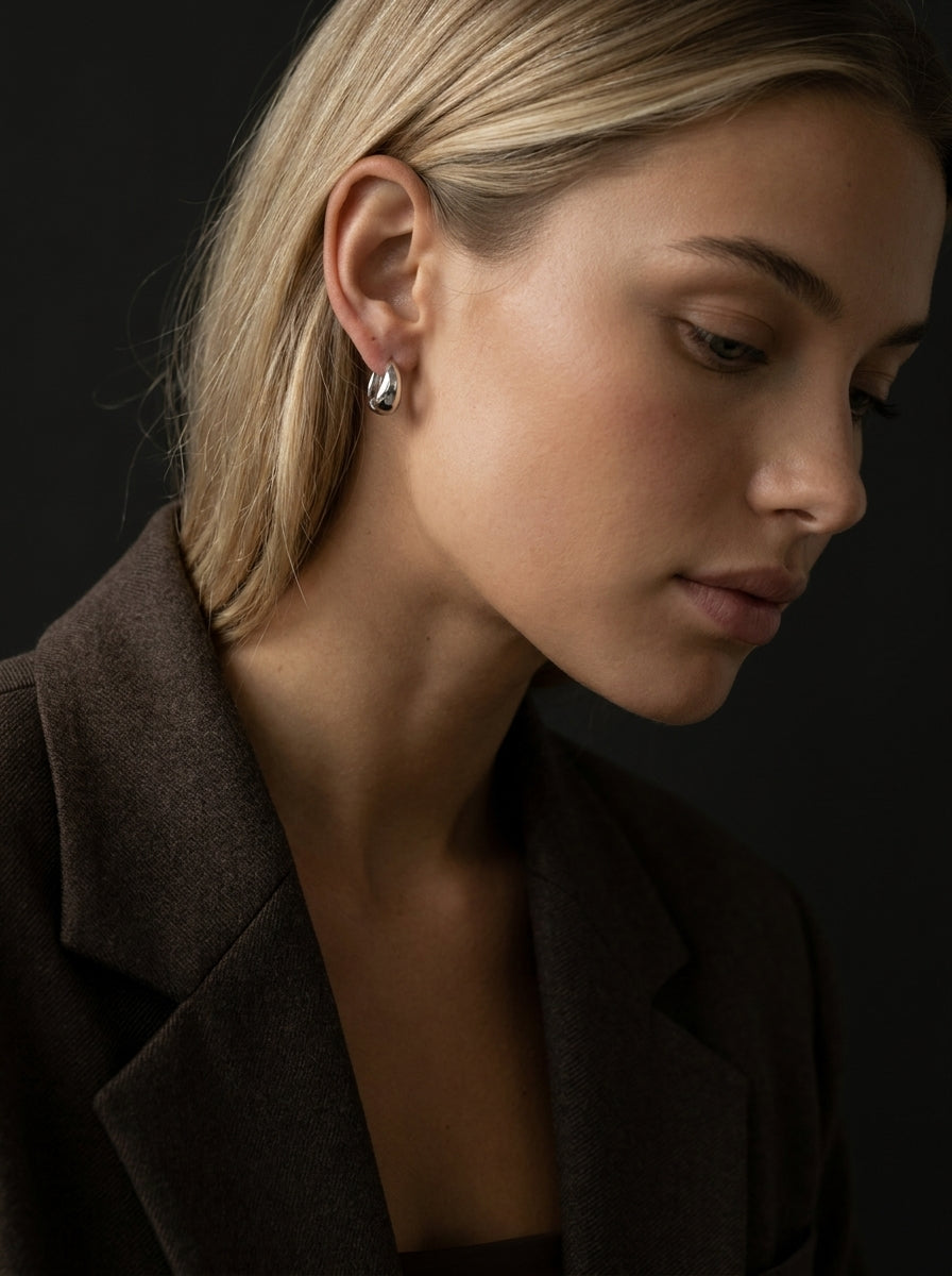 Sage Earrings Silver