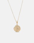 Scorpio Coin Necklace Gold