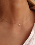 Petite Scorpio Choker Necklace Gold