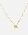 Petite Scorpio Choker Necklace Gold