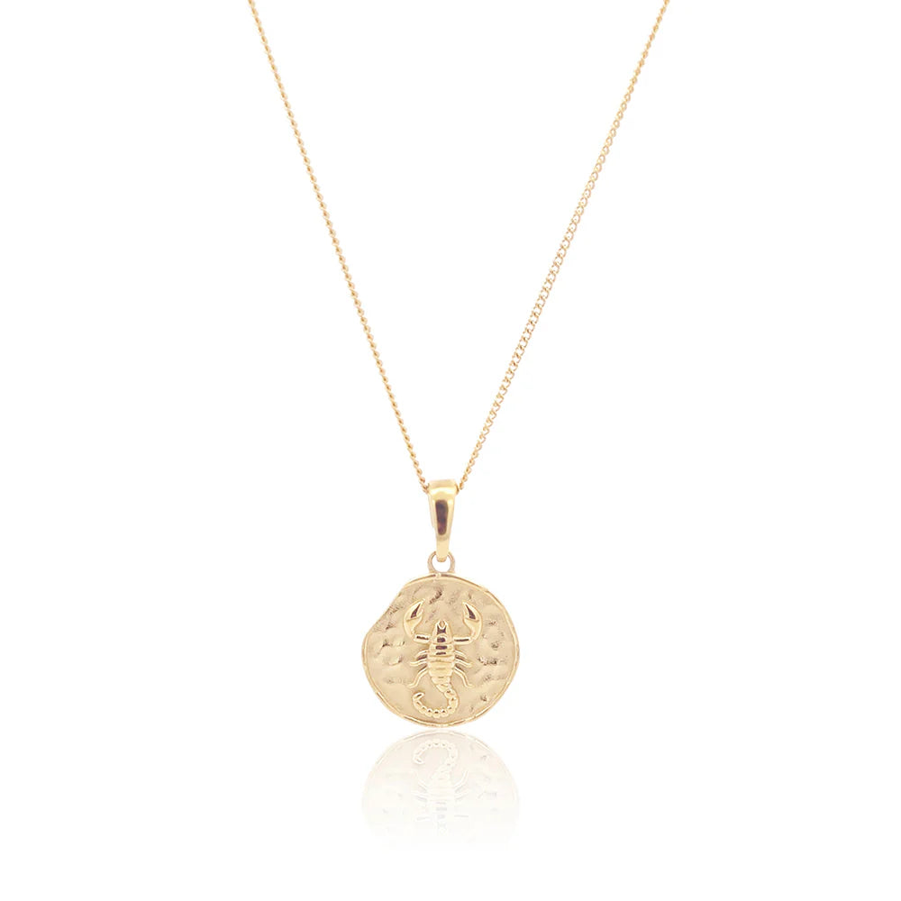 Petite Initial &amp; Zodiac Stack Gold