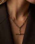 Silo Fob Necklace Gold