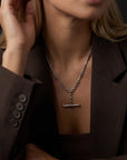 Silo Fob Necklace Silver