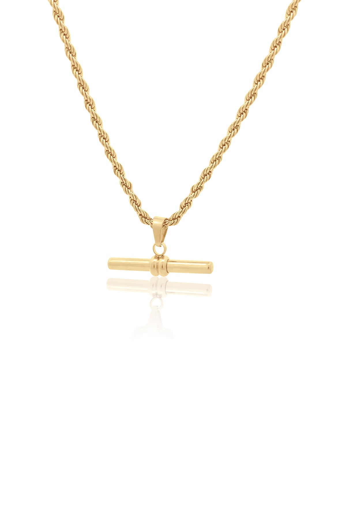 Silo Fob Necklace Gold