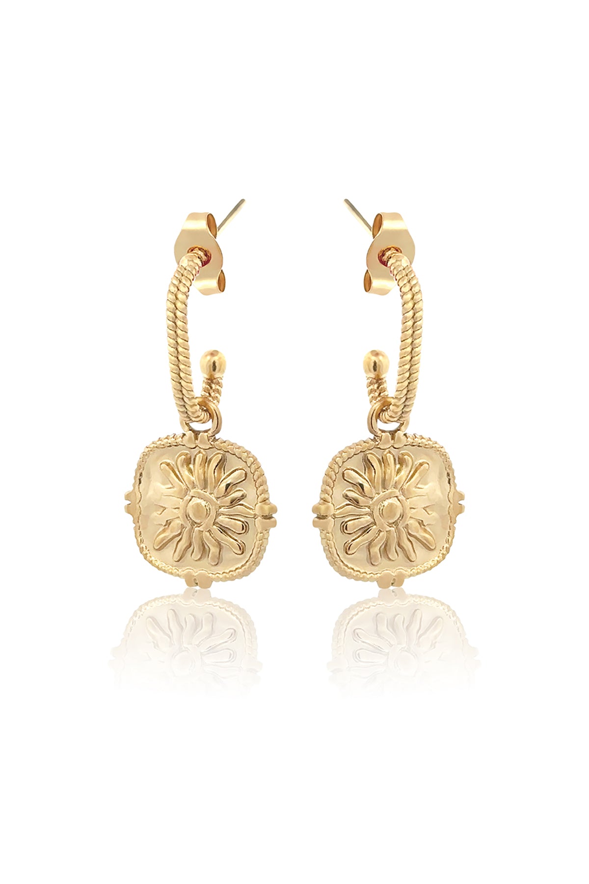 Sol Earrings in Gold