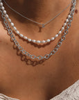 Petite Zodiac, Isla & Pearl Stack Silver