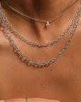 Petite Initial, Billie & Molly Stack Silver