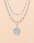Pearl, Evie & Zodiac Stack Silver