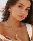 Helios Earrings Gold