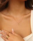 Initial Necklace Classic Gold