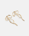 Take A Bow Earrings Gold