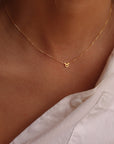 Petite Taurus Choker Necklace Gold