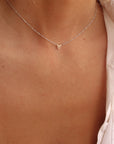 Petite Taurus Choker Necklace Silver