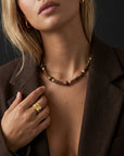 Terra Stone Necklace Gold
