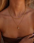 The Luma Pearl Necklace Gold