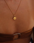 The Meridian Compass Necklace Gold