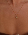 The Ocean Pearl Pendant Necklace Gold