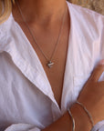 The Stacked Zodiac Necklace Silver