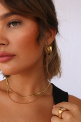 Two Layer Necklace Gold