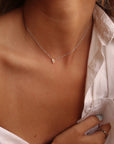 Petite Virgo Choker Necklace Silver