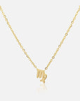 Petite Virgo Choker Necklace Gold