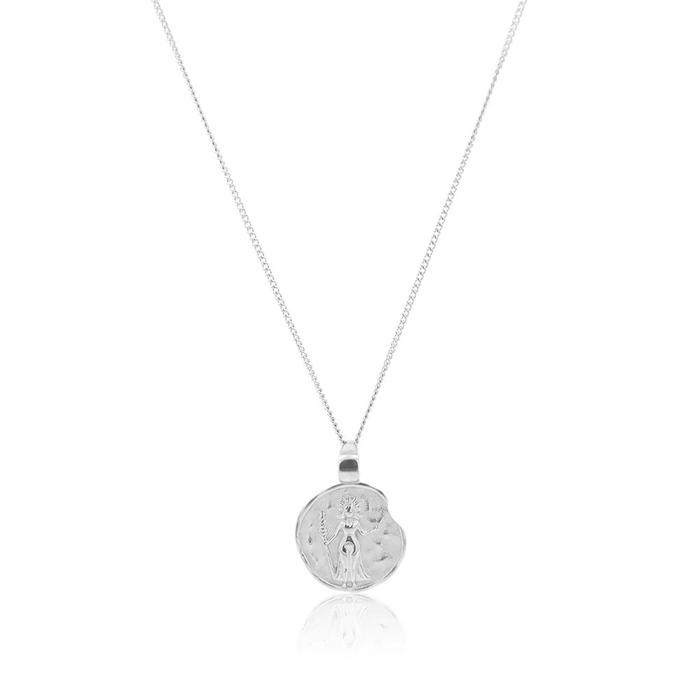 Petite Initial &amp; Zodiac Stack Silver