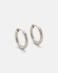Winslow Huggie Earrings Silver