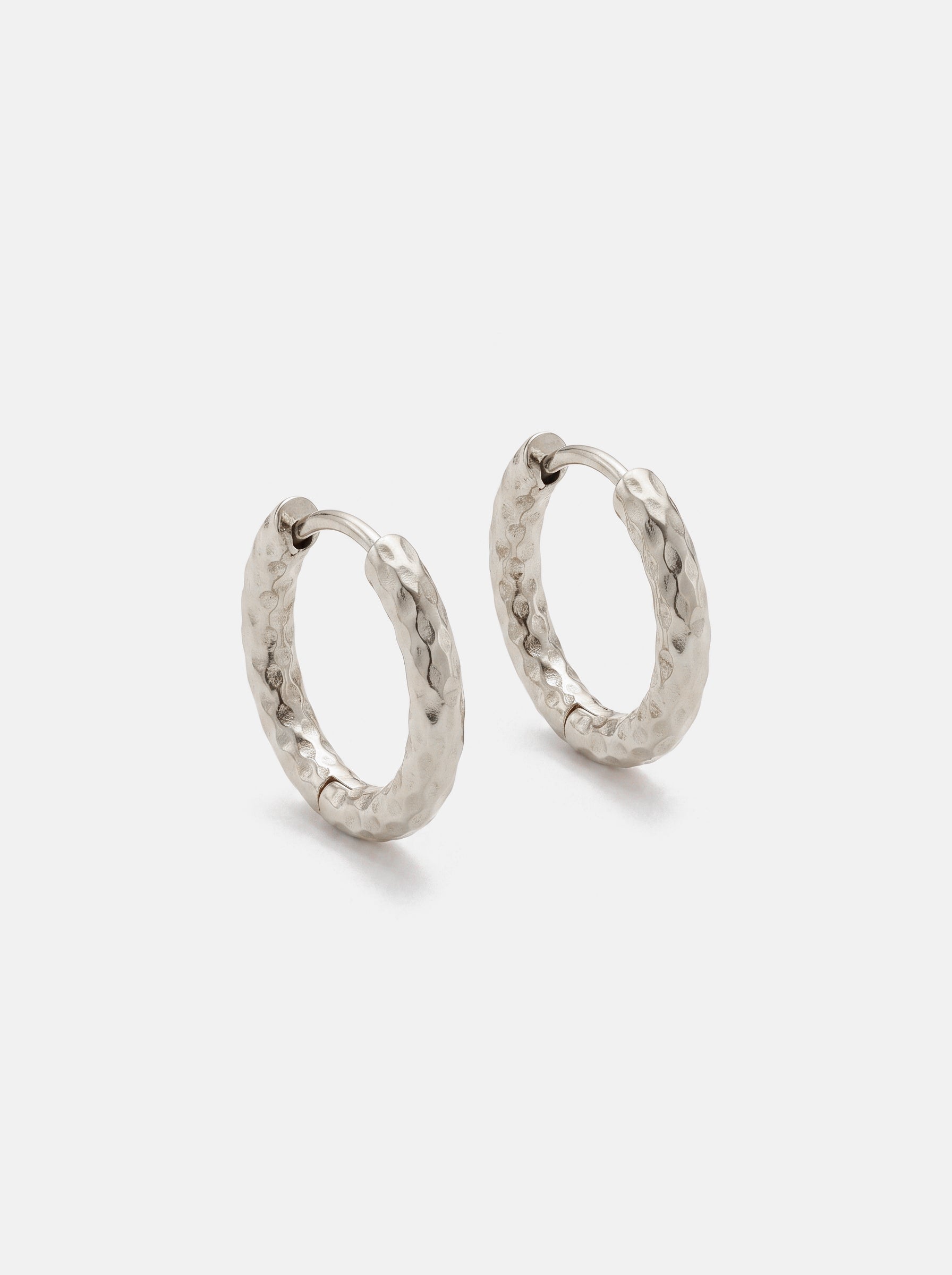 Winslow Huggie Earrings Silver