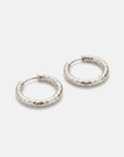 Winslow Huggie Earrings Silver