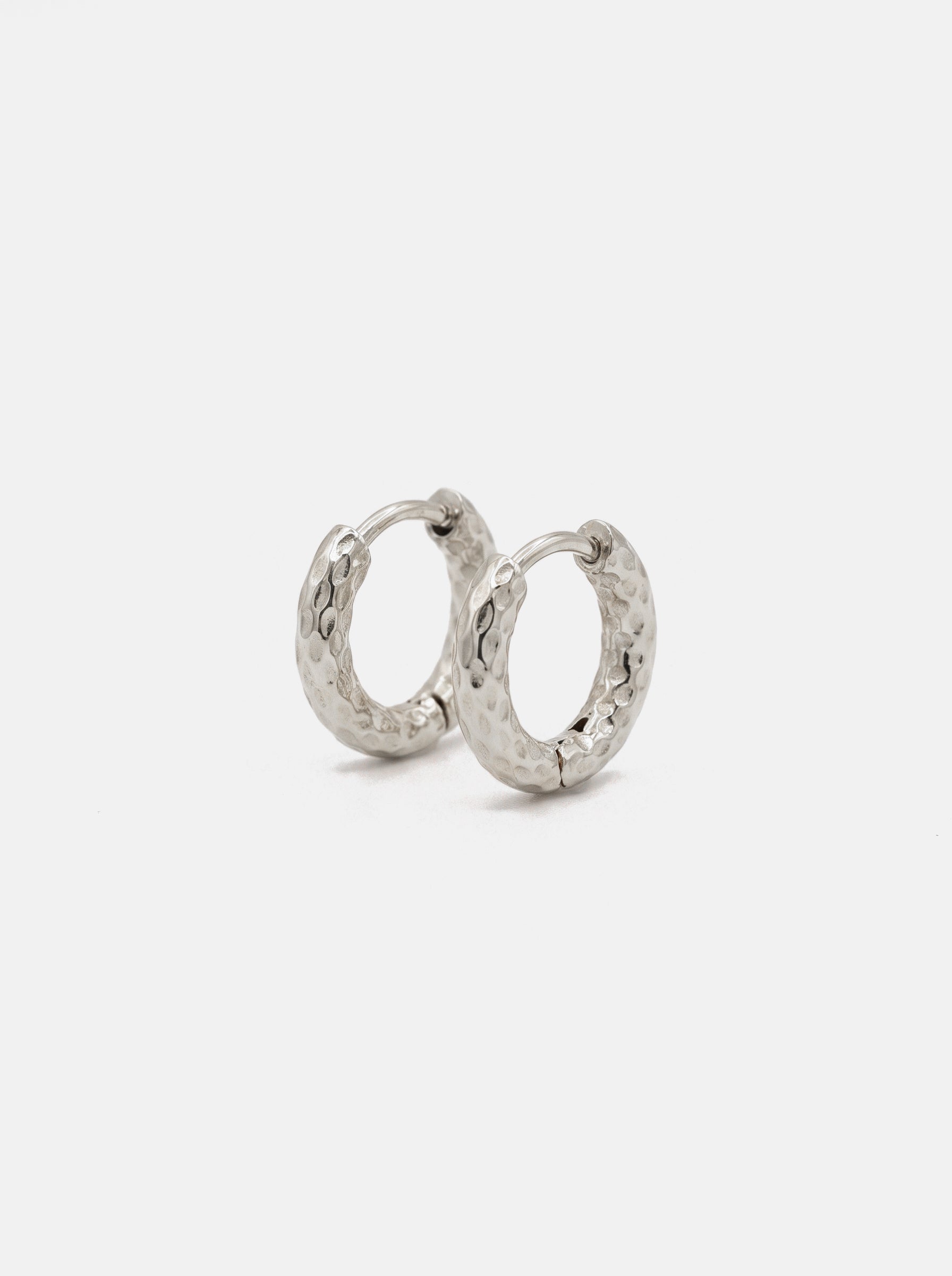 Winslow Huggie Earrings Silver