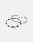 The Winston & Epidote Stack Silver
