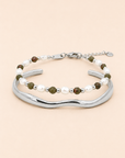 The Winston & Epidote Stack Silver