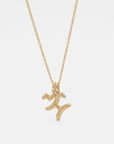 The Stacked Zodiac Necklace Gold