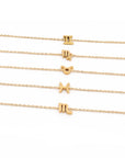 Petite Zodiac Bracelet Gold