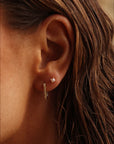 ELEANOR STUDS IN GOLD PEARL