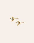 ELEANOR STUDS IN GOLD PEARL